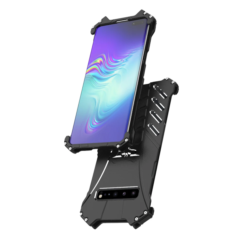 R JUST Роскошный Алюминиевый металлический чехол для телефона Samsung Galaxy S10 5G S10e