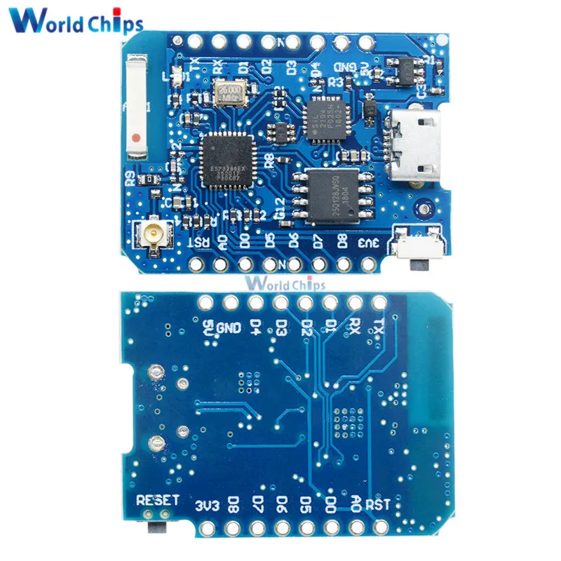 Для WEMOS D1 Mini Pro 16 м байт внешняя антенна разъем NodeMCU ESP8266 ESP-8266EX CP2104 wifi макетная плата Micro USB