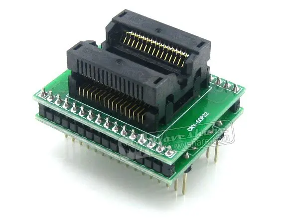 SOP32 TO DIP32 (A) SO32 SOIC32 SOP IC Test Socket Programming Adapter 1.27Pitch | Компьютеры и офис