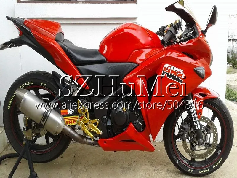 No. 16 Литые изделия для Honda CBR250R MC41, возрастом 11, 12, 13, 14, 15, CBR250 R 117SH. 18 CBR 250R 250 R Красный Белый Горячая 2011 2012 2013 обтекатели - Цвет: No. 16
