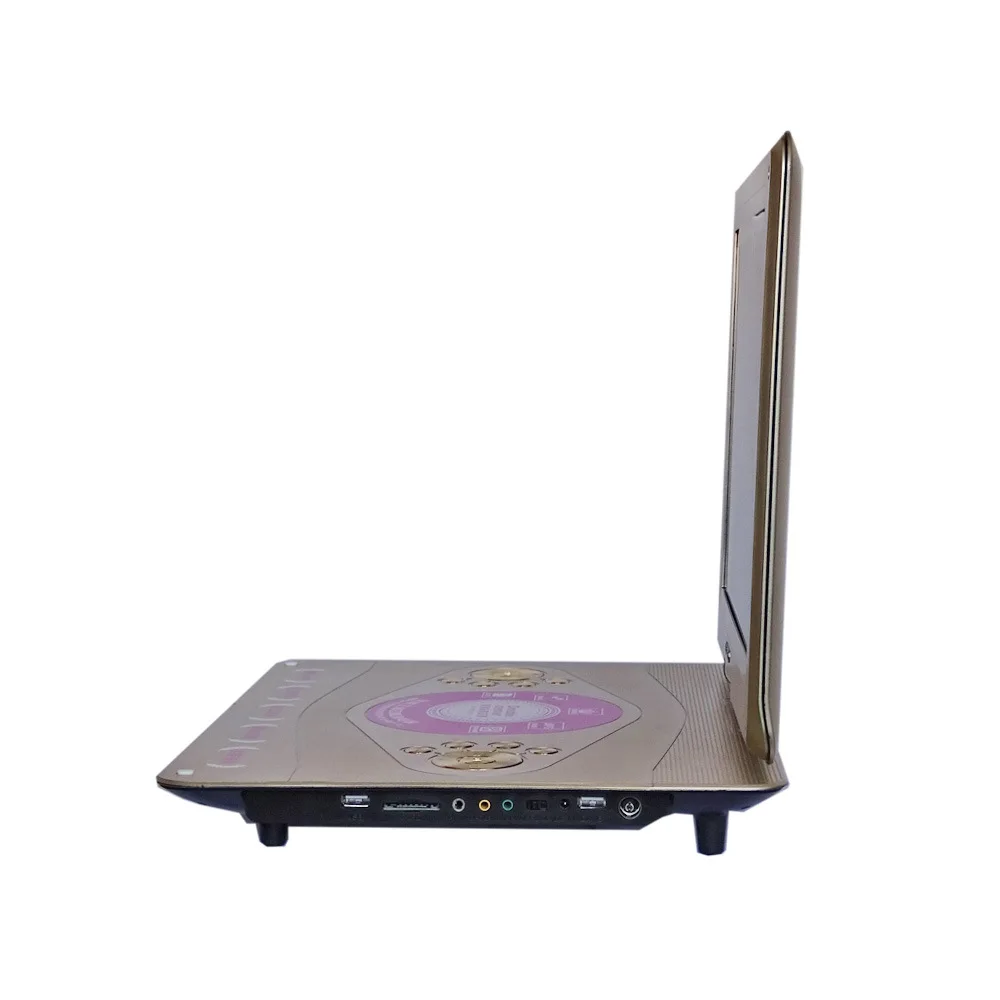 20 дюймов мобильный DVD lcd Srceen портативный VCD EVD плеер с ТВ плеером кардридер широкоформатный дисковый плеер 3D эффекты игровой динамик