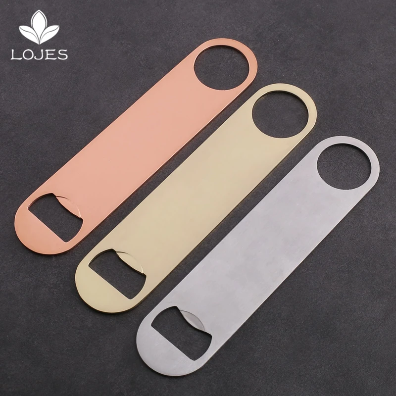 High quality Multipurpose Stainless Steel Bottle Opener Bar Beer tool Blade Openers Large Flat Speed Cap Remove | Дом и сад