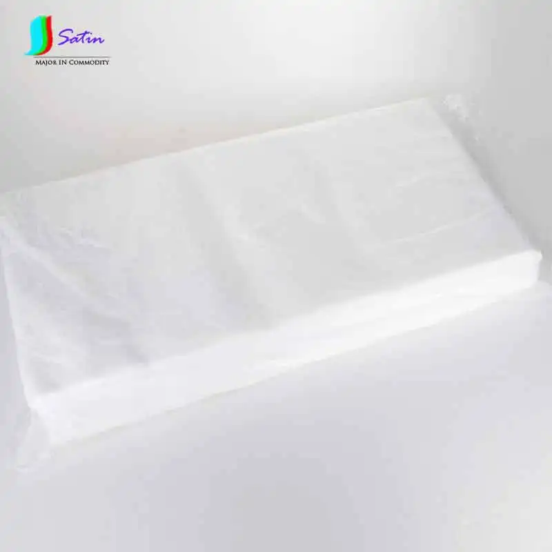 Белое утолщенное косметическое одноразовое полотенце для ног спа салона 28 см * 58