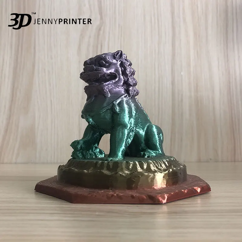 PLA-нить для 3d-печати Jenny 1 75 мм кг цветная Радужная Нить в одном рулоне | Компьютеры