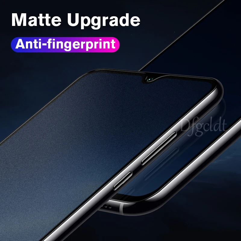 Матовое закаленное стекло 9D с защитой от отпечатков пальцев для Xiaomi 8 9 10 11 Lite