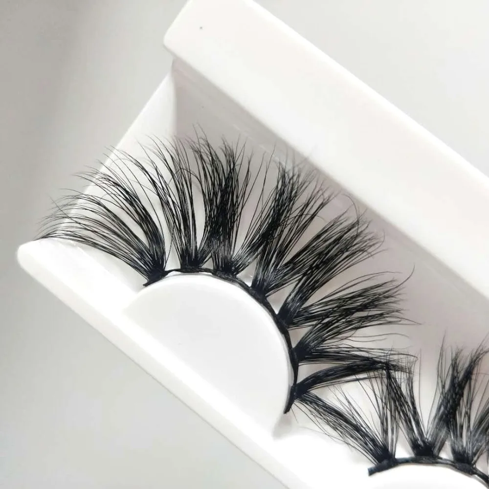 DEEP EYES 10 пар 10 boxesExtra длинные 25 мм норковые ресницы 3D норковые ресницы ручной работы