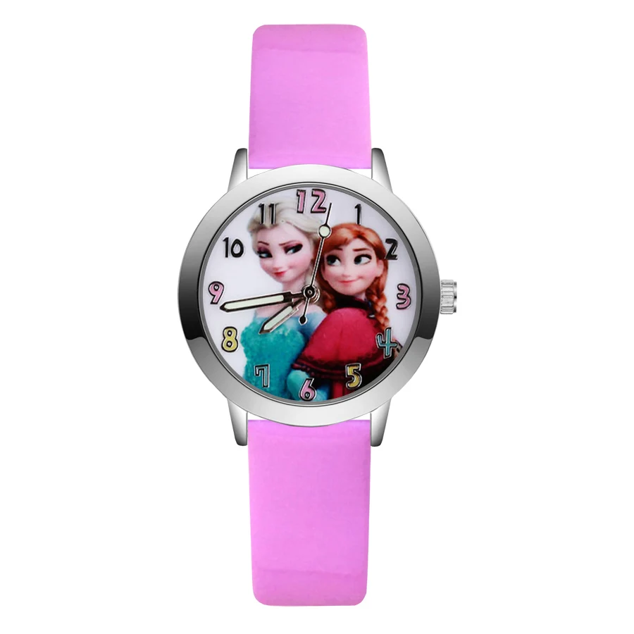 

Fashion Cute Pretty style Children's Watches Kids Student Girls Boys Quartz leather Wrist Watch JA117