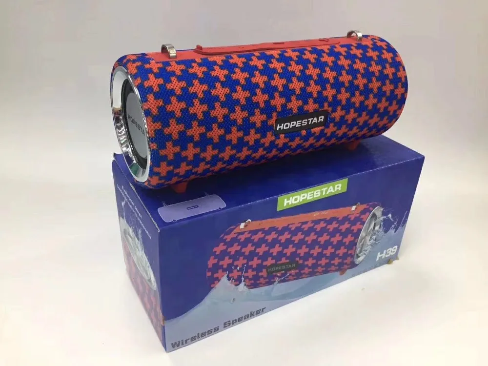 HOPESTAR H39 беспроводной портативный Bluetooth динамик Водонепроницаемый Открытый бас эффект с внешним аккумулятором USB AUX мобильный компьютер FM радио