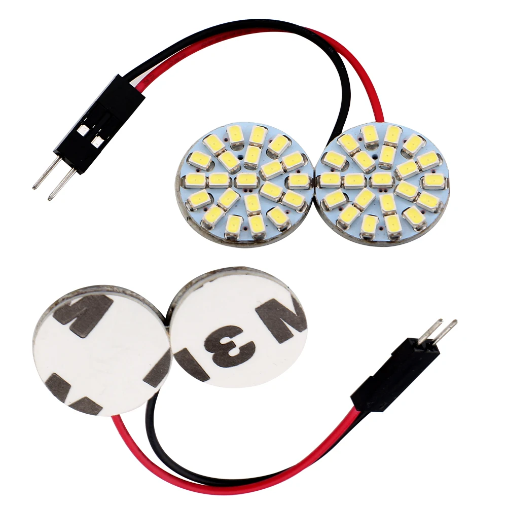 100 шт./лот DC 12V 1206 44 SMD автомобильный внутренний купол свет яркая лампа для чтения