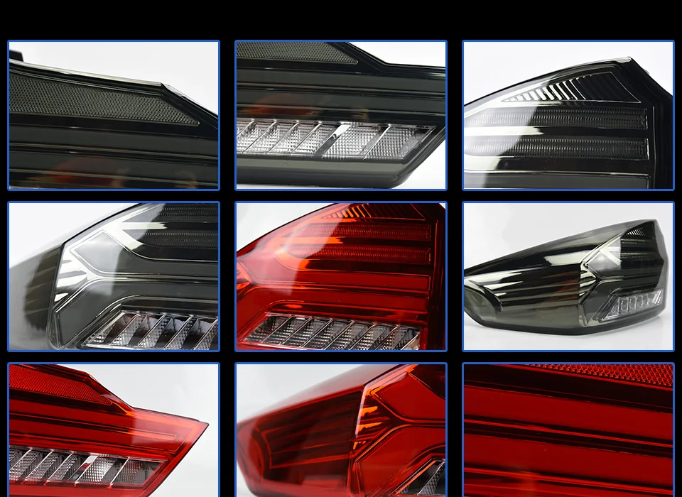 AKD Тюнинг автомобилей задние фонари для Honda CITY- задние фонари Audi Тип светодиодный DRL ходовые фары, противотуманные фары Задние парковочные огни