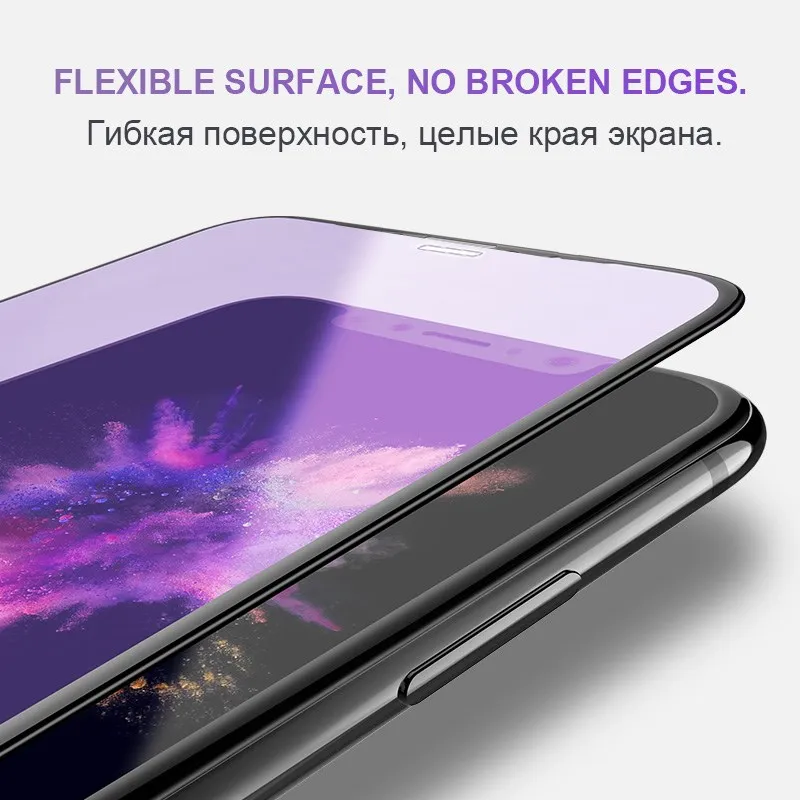Для iPhone 11 Pro Max 3D изогнутое закаленное стекло Мягкий край высокой четкости анти