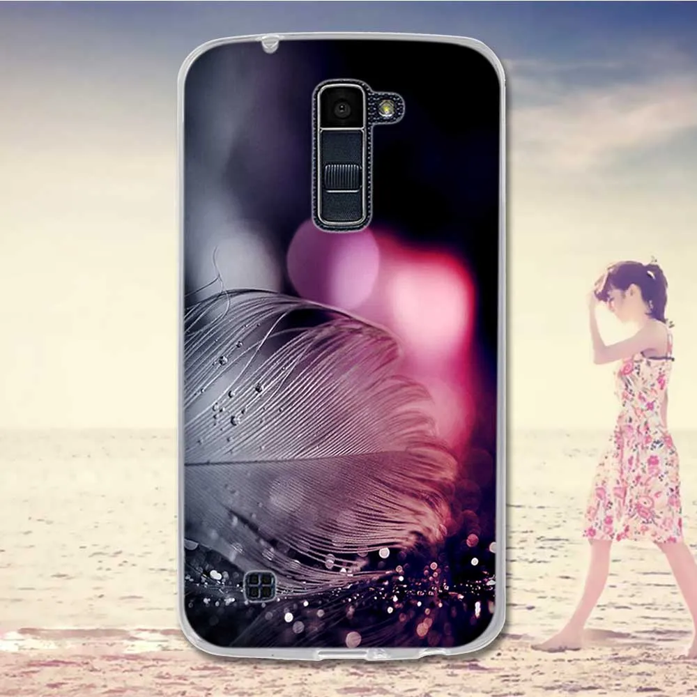 Роскошный мягкий силиконовый чехол для LG K10 K420 5 3 дюйма мультяшный из ТПУ с полным