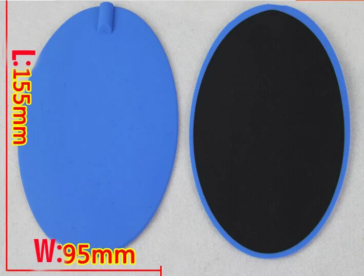 4pcs/lot(2 Pair) Blue Silica gel TENS 95*160mm Acupuncture pads weight loss electrodes for electronic tens pulse masager |