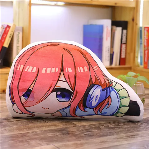 45 см аниме Go-touбулл no Hanayome The quintessence Quintuplets Nakano Ichika Miku Cos плюшевая кукольная Подушка Мягкая Строительная Подушка подарок