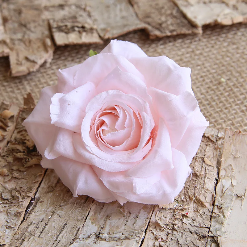 9 см Шелковые Розы Искусственные настенные цветы голова большой цветок стены