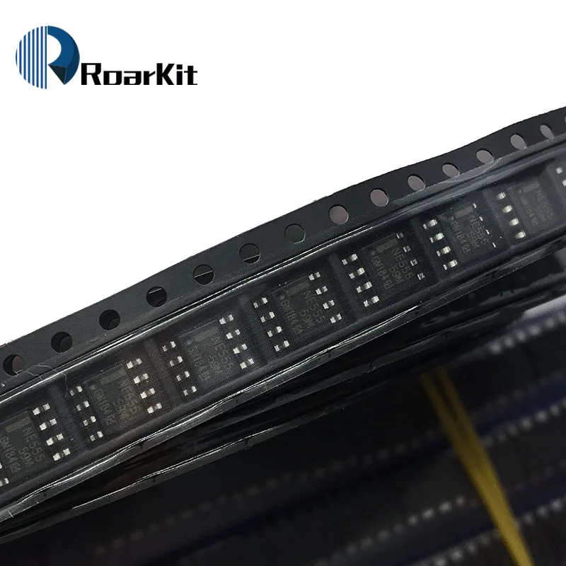 10 шт./лот новые NE555 NE555P NE555N 555 таймеры DIP 8 Pin Розетки/SOP SMD NE555DR IC|Интегральные схемы| |