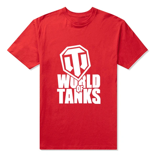 2015 летний стиль Забавный Мир Танков Т Рубашки мужчин производство Второй Мировой