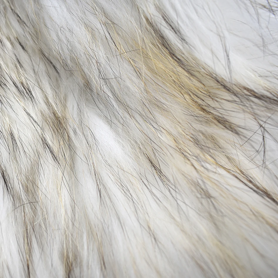 

2021natural raccoon fur coat leather grass weaving fox fur coat fashion thin warm ladies coat European style Russian autumn win