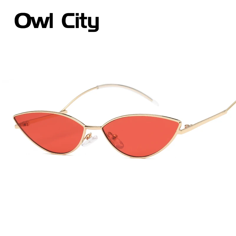 Женские солнцезащитные очки кошачий глаз Owl City розовые глаз|Женские очки| |