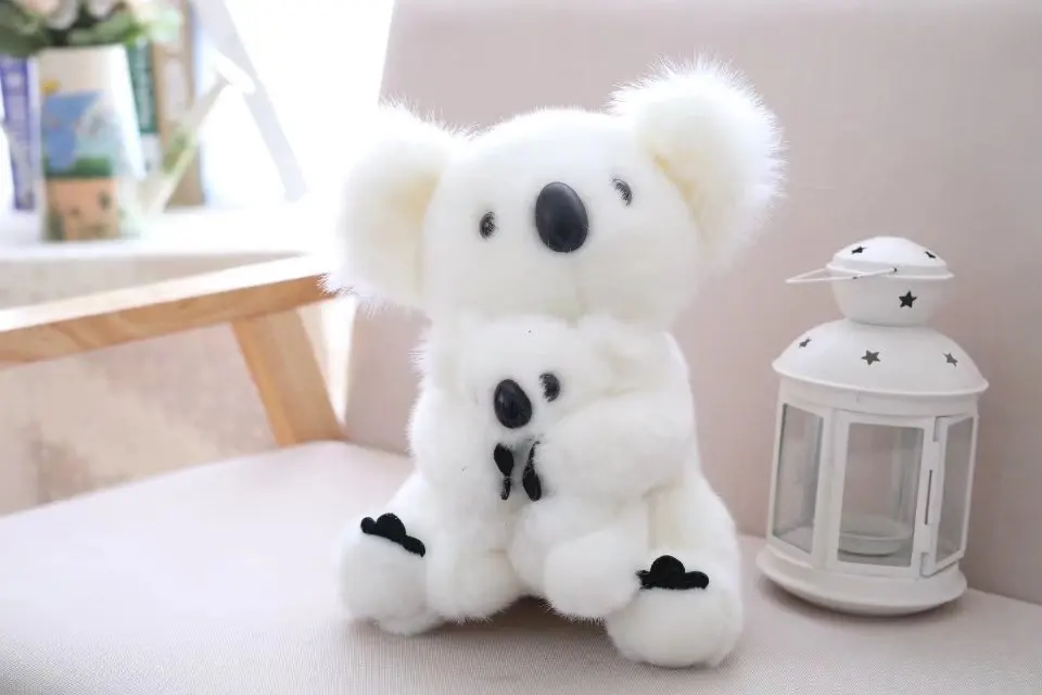 Австралийские животные коала кукла Чучела Плюшевый медведь коала игрушка мягкая кукла мама держать детей коала игрушка высокое качество детские игрушки