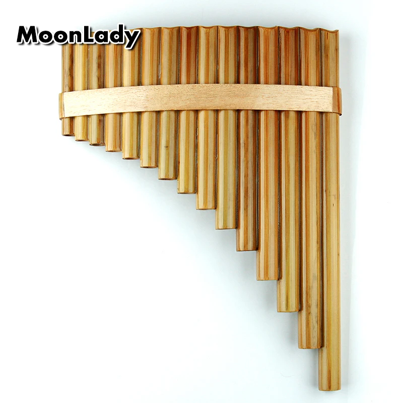 

15 трубок Pan Flute G Key китайские Музыкальные инструменты оригинального цвета коричневый традиционный деревянный духовой инструмент сковороды ...