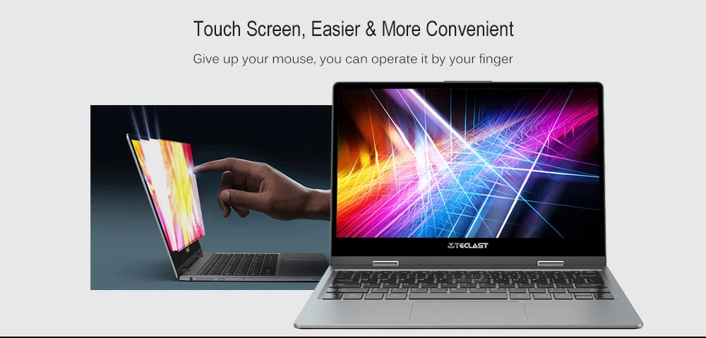Ноутбук Teclast F5R 11,6 ''Windows 10 Intel APLLO LAKE N3450 четырехъядерный 8 ГБ+ 256 ГБ ноутбук с поворотом на 360 градусов с сенсорным экраном HDMI