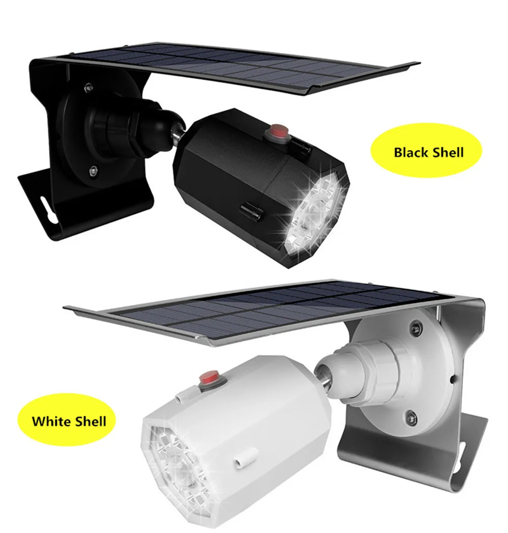 Новый водонепроницаемый 10 LED Солнечная Панель мощность PIR датчик движения