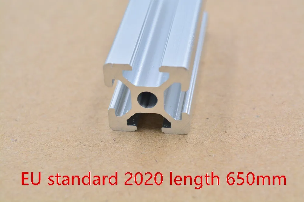 2020 алюминиевый профиль Европейский Стандарт Белый Длина 650 мм промышленный