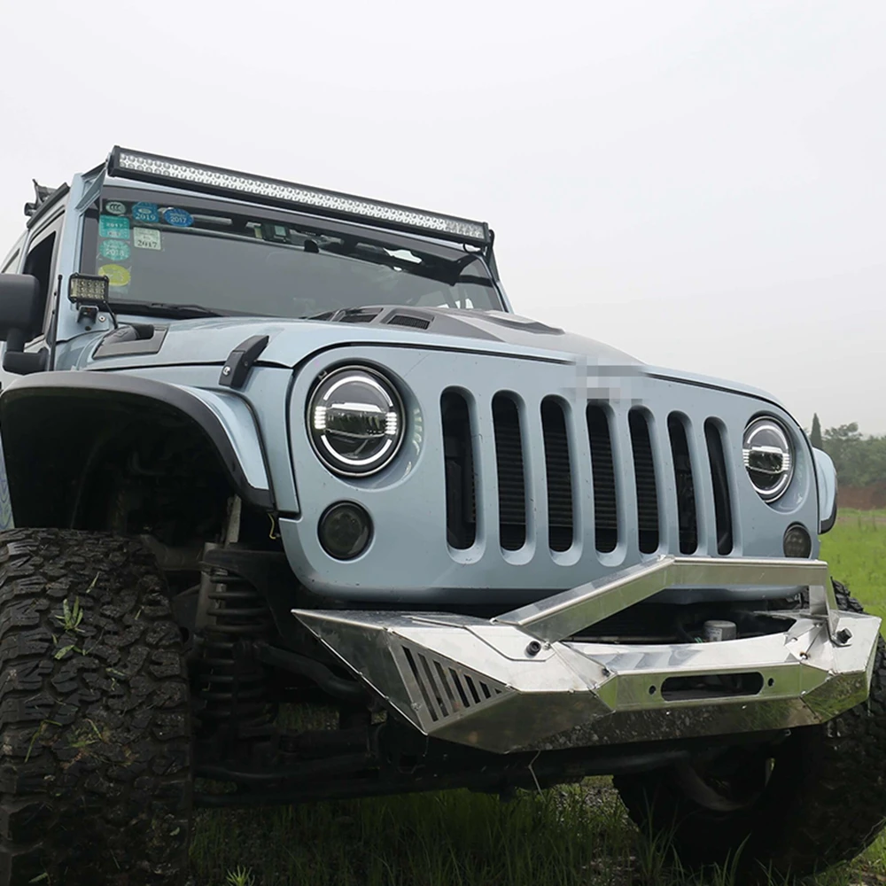 Автомобильные аксессуары светодиодные 7-дюймовые фары для Jeep Wrangler JK 7 дюймов
