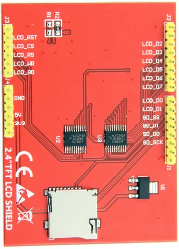 2," 2,4 дюймов TFT 240*320 Модуль ЖК-экрана 5 В/3,3 В для Arduino UNO R3 Mega2560 поддержка платы STM32 C51 Micro SD карта ILI9341