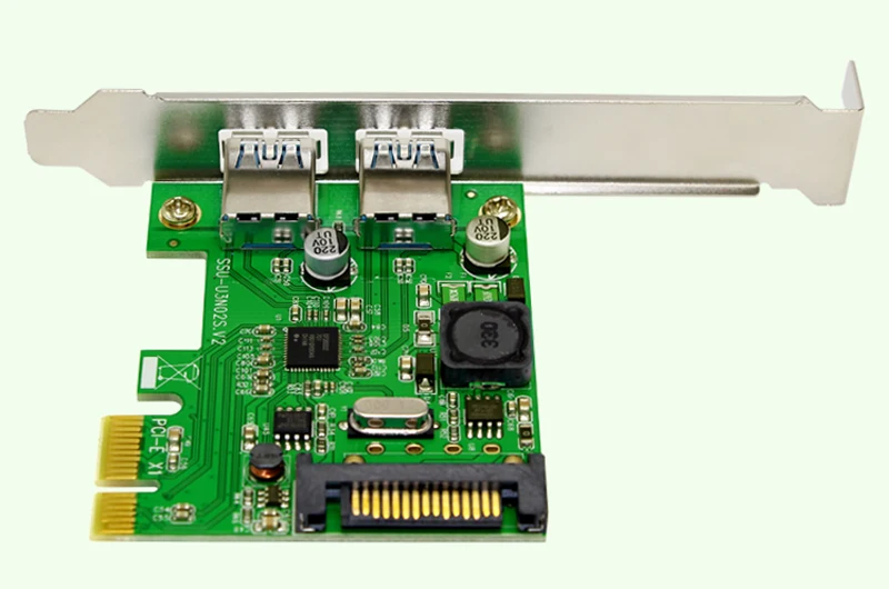 Адаптер для контроллера PCI E Express x1 на 2 порта USB 3 0|pci-e express|usb 3.0 controllerusb controller card |