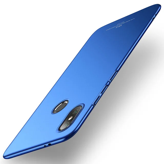 Blue Чехол для Xiaomi Mi 9 8 MSVII Жесткий ПК легкий матовый чехол Ультратонкий матовый чехол для Xiaomi Mi 8 9 SE чехол для телефона - Цвет: Blue