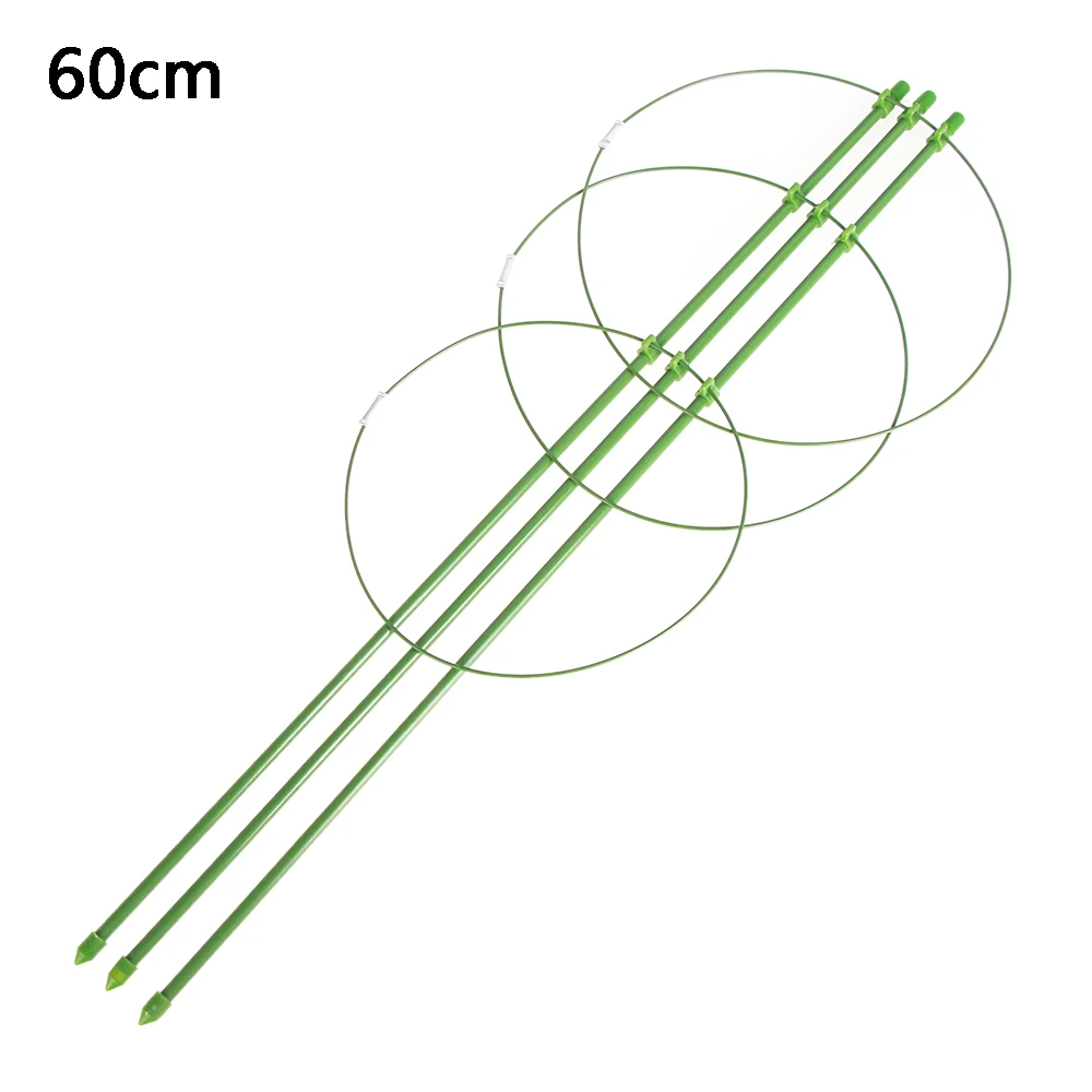 60cm 45/60 см прочный материал лоза стойка для лазанья с украшением в виде милого цветка овощей и растений из мешочного тика завод Поддержка рамка садовые инструменты - Цвет: 60cm
