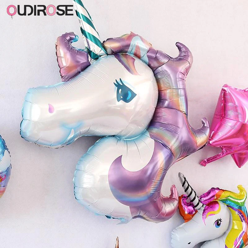 Единорог динозавр товары для вечеринок латексный шар шагающие шары торт Топпер