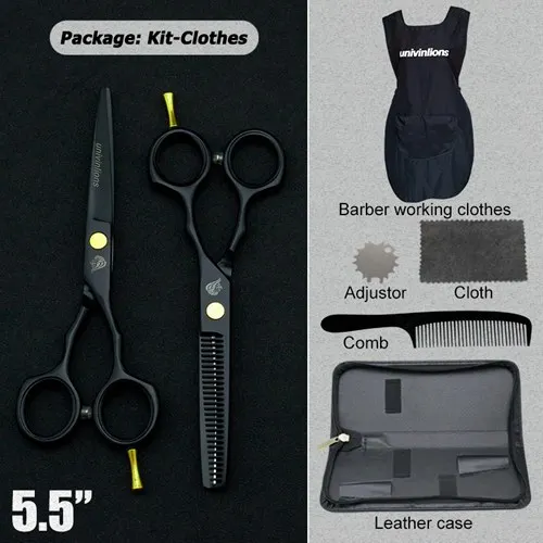 5504HEI-CLOTHES 5," Черные ножницы для волос, парикмахерские ножницы-бритва, горячие ножницы для стрижки волос, дешевые парикмахерские инструменты, Машинка для стрижки волос, детские ножницы - Цвет: 5504HEI-CLOTHES