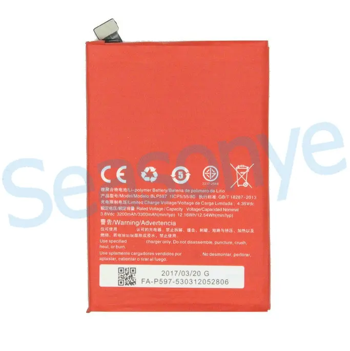 10pcs/lot 3200mAh / 12.16Wh - 3300mAh 12.54Wh BLP597 Replacement Battery For Oneplus 2 One Plus Two | Мобильные телефоны и