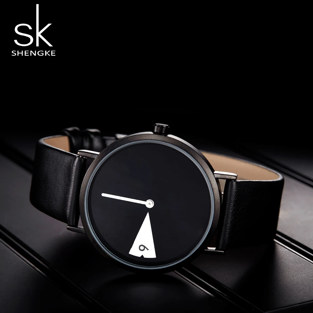 Shengke топовые Брендовые женские часы SK модные креативные роскошные кожаные