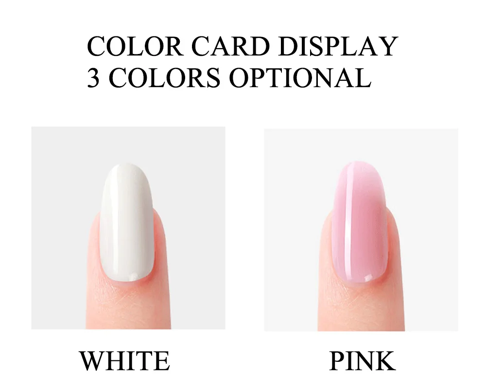 Yayoge Poly Gel Kit 18W Мини УФ LED Lamp Nail Builder Gel For расширение Лаки лак для ногтей полигель быстрый жесткий акриловый здания