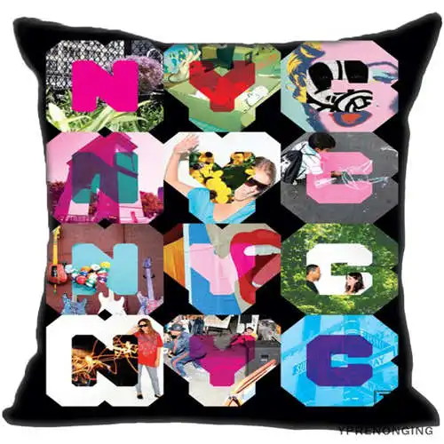 Pillowcase Лучший заказ Nyc Нью-Йорк(1) Наволочка на подушку, спальня домашняя квадратная Наволочка на молнии(с одной стороны)#190404-01-179 - Цвет: Pillowcase