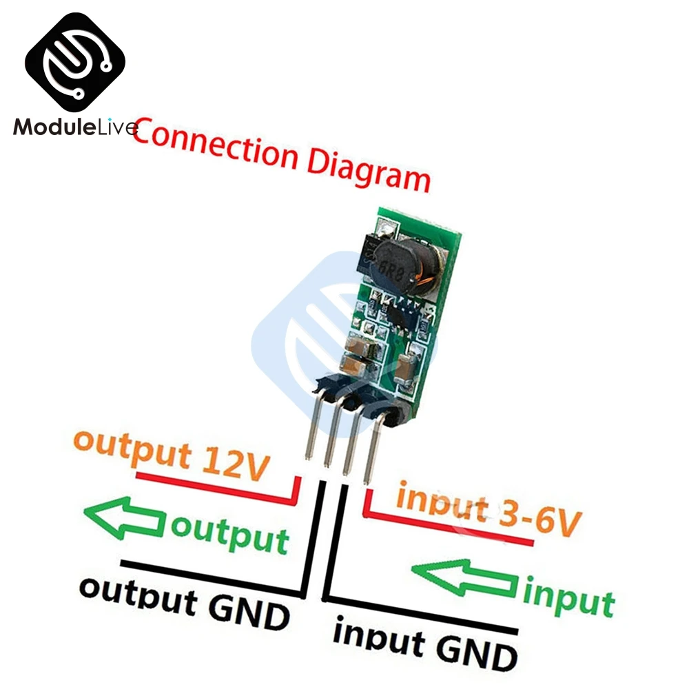 Повышающий потенциал для макетной платы Arduino UNO 3 В постоянного тока 7 в 5 6 до 12