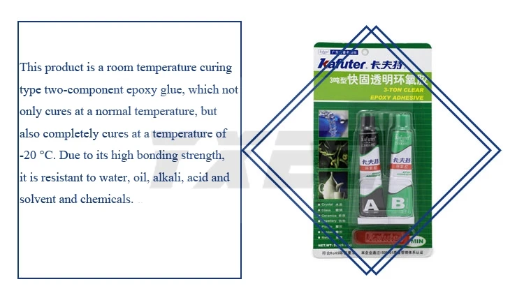 Клей для пластиковых кристаллов стекла керамики металла быстросохнущий тип 3