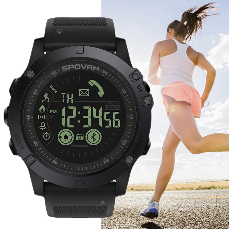 

Men Digital Sports Smart Watch with Pedometer Calorie Counter Stopwatch Clock Alarm for Android iOS GDeals