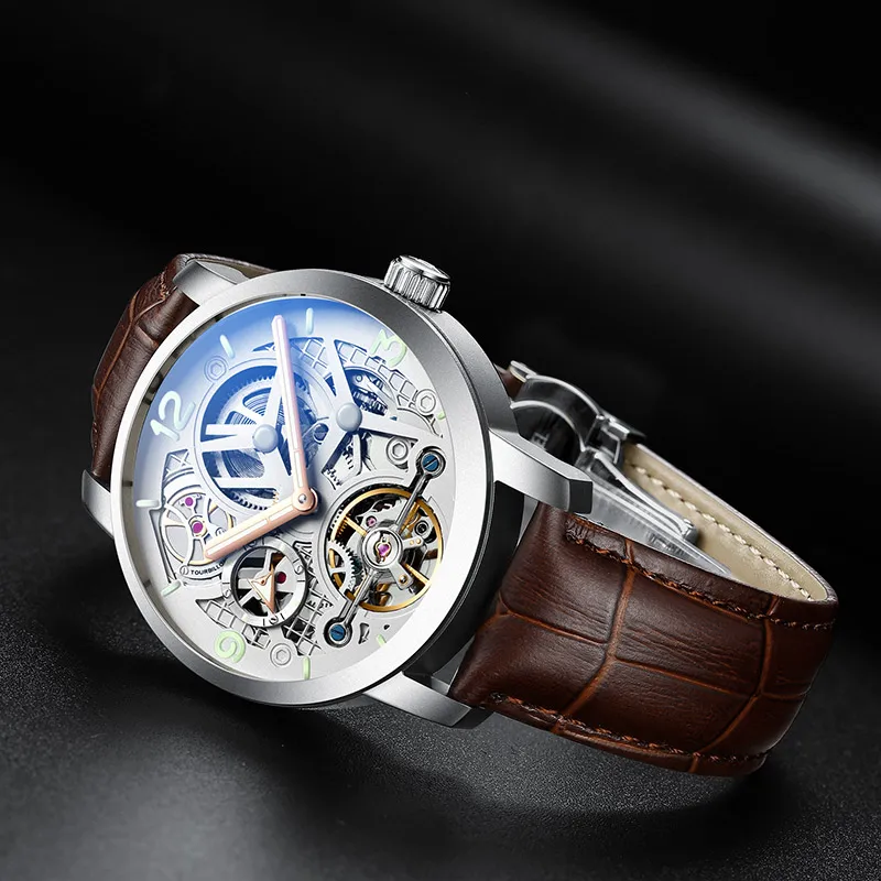AILANG time Роскошные Брендовые Часы Лучшие Автоматические механические часы мужские