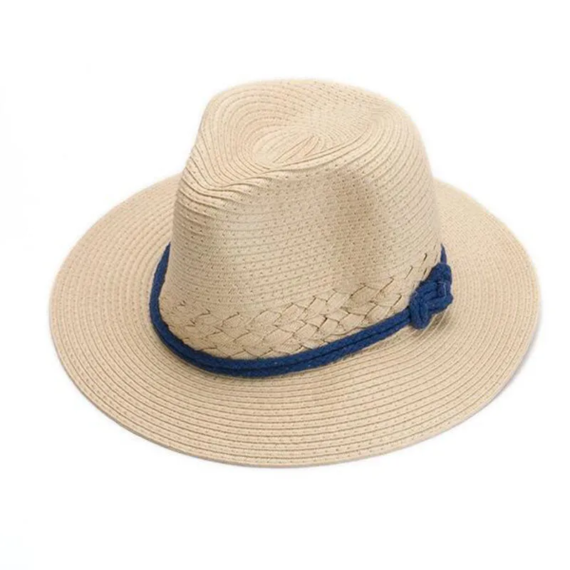 Летние женские Sombreros классический красный соломенный джазовый шляпа мода унисекс Панама шляпы от солнца Пляж Джаз-шляпы шляпа