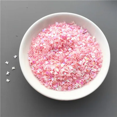 AB PINK 10 г/лот 3 мм Маленькая бабочка Форма пайетки для судов lentejuelas пайетками для ногтей маникюр/Свадебные украшения конфетти - Цвет: AB PINK