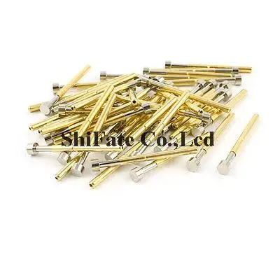 

50 Pieces P156-A/B/D/G/H/J 4.0mm Flat Tip Spring PCB Testing Contact Probes Pin