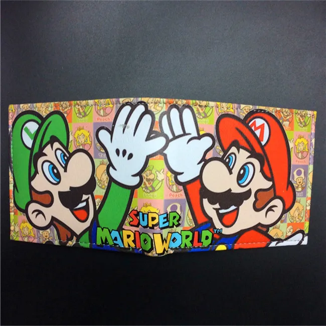 Super Mario Новое поступление Аниме мультфильм кошелек Охотники за привидениями Звездные войны Zelda Супермен кредитный держатель для карт кошельки с персонажами мультфильмов - Цвет: Super Mario