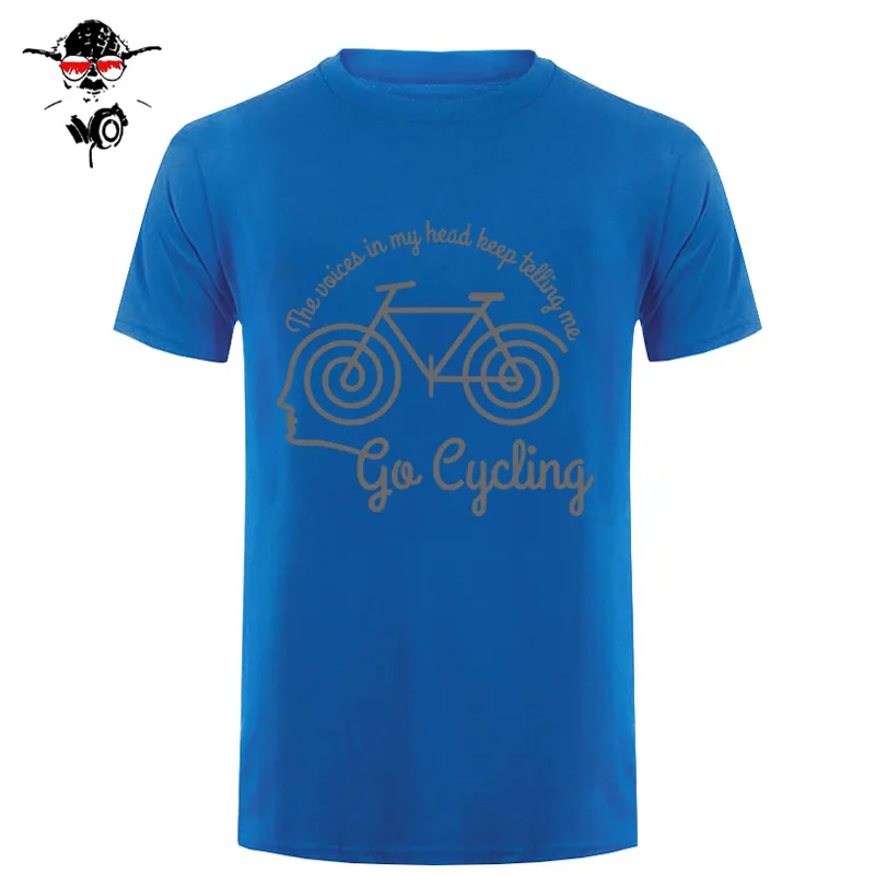 Voices In My Head Cyclinger Мужская футболка RLTW футболка Cycle Cyclinger Bicycle день рождения базовые модели футболка с принтом Летняя Повседневная - Цвет: 16