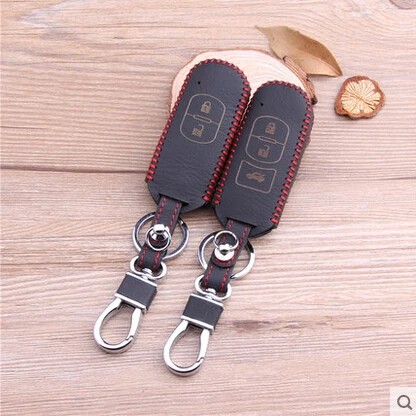 Автомобильный Стайлинг автомобильный пульт дистанционного ключа кожаный чехол