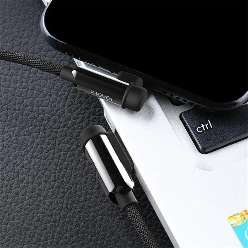 X-Level USB кабель для iPhone X XS Max XR 8 7 6 6S Plus нейлоновый плетеный провод Быстрая зарядка зарядное устройство для передачи данных кабель Lightning